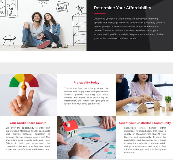 CastleRock Builder Incentives